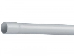 Tube Irl en PVC, POLYPIPE, diam. 25 mm x L.2.40 m gris