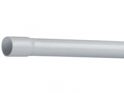 Tube Irl en PVC, POLYPIPE, diam. 25 mm x L.2.40 m gris