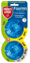 Piège antifourmis PROTECT, 2 boites