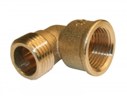 Raccord Coudé Laiton À Visser Laiton F 26 X 34 Pour Tube En Cuivre
