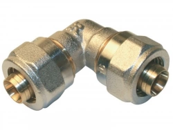 Raccord Coudé 90° À Compression Laiton D.20 Pour Tube En Multicouche