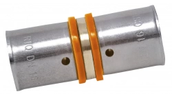 Raccord droit à sertir laiton D.20 pour tube en per