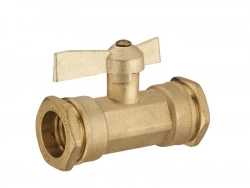 Vanne Pe À Compression Laiton D.25 Pour Tube En Polyéthylène