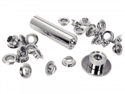 Lot De 25 Oeillets Acier Diam.6 Rapid
