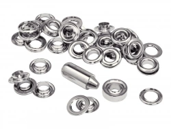 Lot De 25 Oeillets Acier Diam.12 Rapid