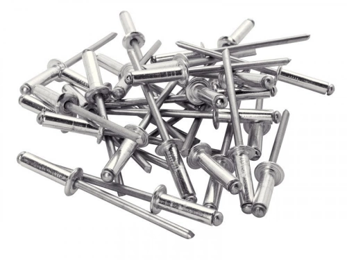 Lot De 100 Rivets Aluminium Diam.3.2 X H.8 Mm Rapid