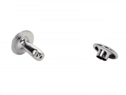 Lot De 25 Rivets Acier Diam.3 X H.8 Mm