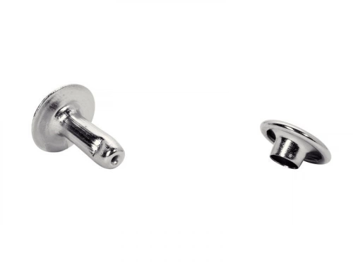 Lot De 25 Rivets Acier Diam.3 X H.8 Mm