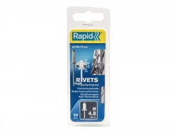 Lot De 50 Rivets Aluminium Diam.4.8 X H.14 Mm Rapid