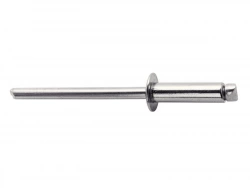 Lot De 50 Rivets Acier Inoxydable Diam.4.8 X H.25 Mm Avec Forêt