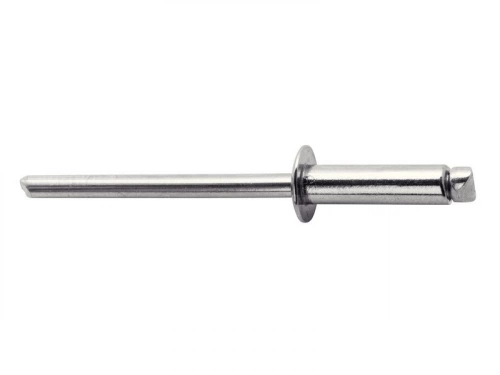 Lot De 50 Rivets Acier Inoxydable Diam.4.8 X H.25 Mm Avec Forêt