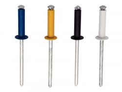 Lot De 32 Rivets Aluminium Diam.4 X H.16 Mm Rapid