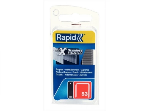 Lot de 1080 agrafes fil fin RAPID 53, 8 mm