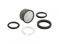 Set embase bec à insertion + aérateur 20 x 27 mm