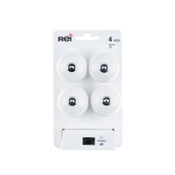 Lot de 4 boutons de meuble Boule blanc porcelaine H.38 x l.40 x P.40 mm
