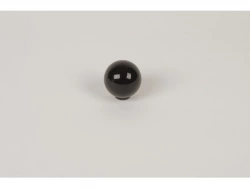 Bouton De Meuble Noir Boule Abs Brillant H.29 X L.28 X P.28 Mm