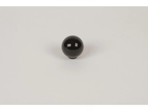 Bouton De Meuble Noir Boule Abs Brillant H.29 X L.28 X P.28 Mm