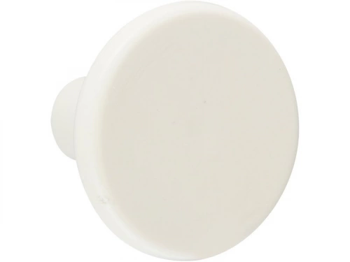 Lot De 6 Boutons De Meuble Rond Blanc Plastique H.27 X L.33 X P.33 Mm