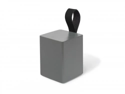 Bloque-porte amovible REI carré bois anthracite 68 x 68 x 87 mm