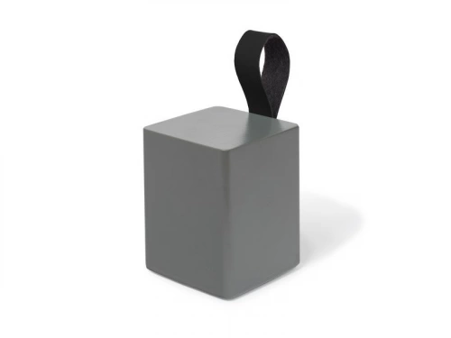 Bloque-porte amovible REI carré bois anthracite 68 x 68 x 87 mm