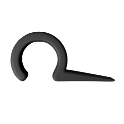 Cale porte amovible REI noir L.9.2 x H.4.3 x l.2.4 cm