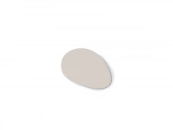 Cale porte amovible REI pétale plastique sable 60 x 83 x 14 mm