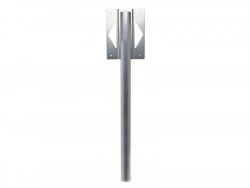 Pied H.116 X L.33 X P.5 Cm Renz, Gris