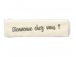Porte-Nom H.2.8 X L.10.3 Renz, Transparent