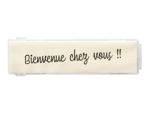 Porte-Nom H.2.8 X L.10.3 Renz, Transparent