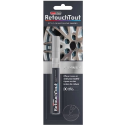Feutre de retouche RETOUCHTOUT jantes gris aluminium 10ml