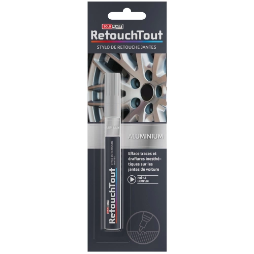 Feutre de retouche RETOUCHTOUT jantes gris aluminium 10ml