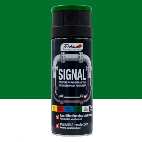 Bombe de Peinture 400 ml RICHARD Signal RAL 6010 Vert