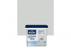 Peinture Mur Cuisine Et Bain Ripolin Gris Lomé Satiné 0.75 L