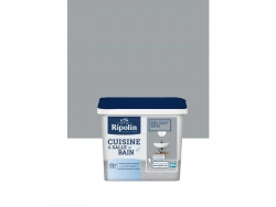 Peinture Mur Cuisine Et Bain Ripolin Gris Galet Satiné 0.75 L