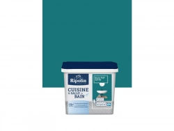 Peinture Mur Cuisine Et Bain Ripolin Bleu Pop Satiné 0.75 L