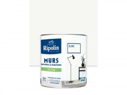 Peinture Mur, Boiserie, Radiateur Ripolin Blanc Satiné 0.5 L