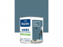 Peinture Mur, Boiserie, Radiateur Ripolin Bleu Madura Satiné 0.5 L
