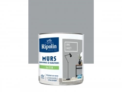 Peinture Mur, Boiserie, Radiateur Ripolin Gris Galet Satiné 0.5 L