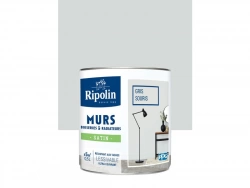 Peinture Mur, Boiserie, Radiateur Ripolin Gris Souris Satiné 0.5 L