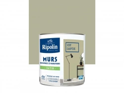 Peinture Mur, Boiserie, Radiateur Ripolin Vert Gaspésie Satiné 0.5 L