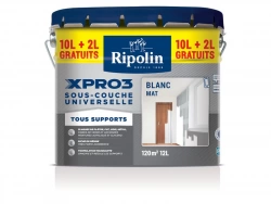 Sous-Couche Universelle Xpro3 Ripolin, 12 L, Blanc