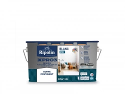 Peinture Mur, Plafond Et Boiserie Ripolin Xpro3 Blanc Mat, 2.5 L