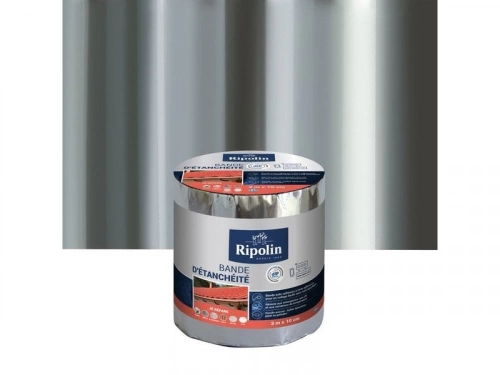 Bande D'Étanchéité Adhésive Ripolin, 3 M X 10 Cm, Aluminium