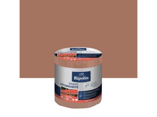 Bande D'Étanchéité Adhésive Ripolin, 3 M X 10 Cm, Terre Cuite