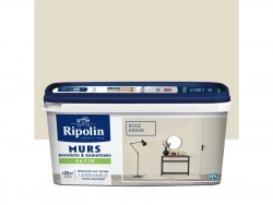 Peinture mur, boiserie, radiateur RIPOLIN beige DOGON satiné 2.5 l