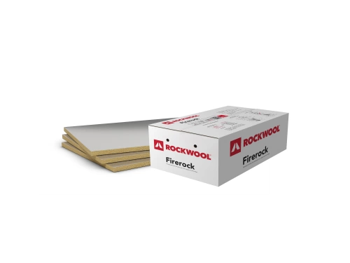 10 panneaux de laine de roche ROCKWOOL Firerock, Ep.30mm, 1x0.6m