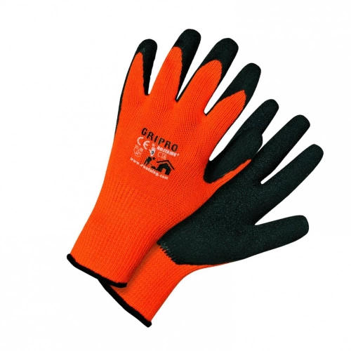 Gants manutention maçonnerie menuiserie orange  ROSTAING GRIPRO Taille 11
