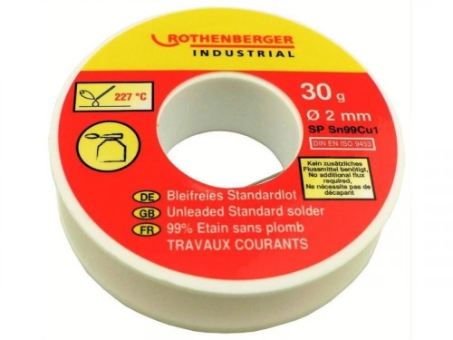 Bobine Étain Standard 2Mm, 30 G. Rothenberger