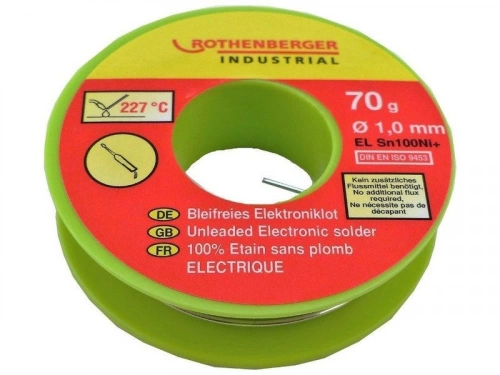 Bobine Étain Électronique 1 Mm, 200 G. Rothenberger