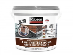 Revêtement liquide stop fuite pour toiture plate et incliné, RUBSON, 1 kg gris